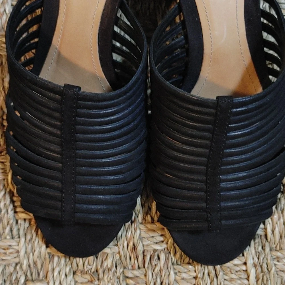 Schutz Black Cecilia Slip-on Shoes